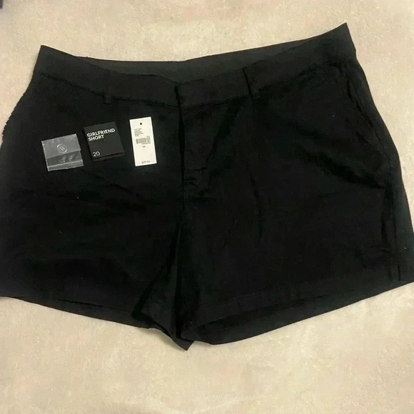 NWT Lane Bryant Girlfriend shorts in black. Women’s size 20 - Picture 1 of 6